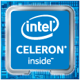 Logo du processeur Intel Celeron