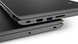 Thumbnail shot of Lenovo 100e Chromebook 2nd Gen stacked on top of each other showing ports
