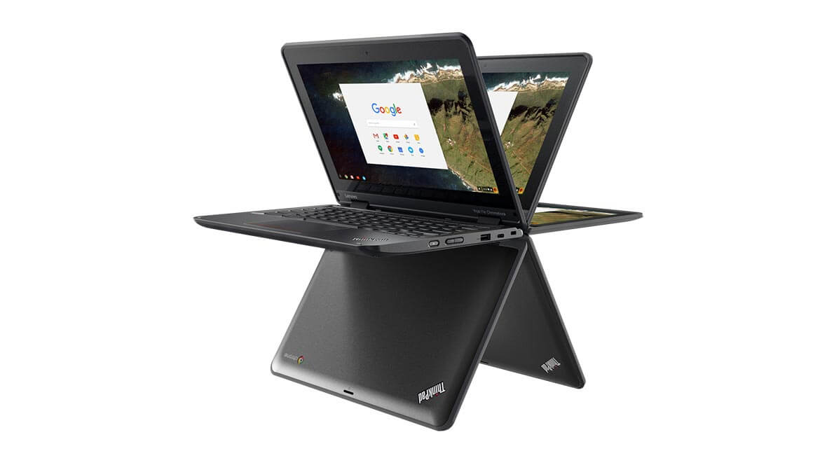 Lenovo ThinkPad Yoga 11e Chromebook Composite Showing Multiple Position Modes