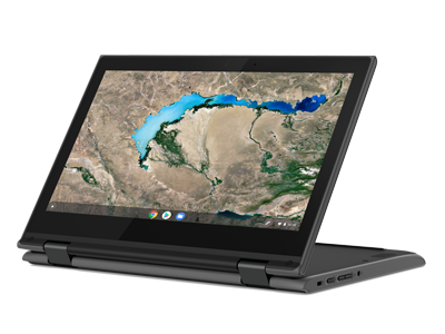 Lenovo 300e Chromebook in tablet mode
