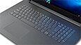 Lenovo V320 (17) keyboard and trackpad detail thumbnail