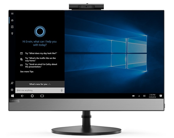 Lenovo V530 AIO comes with Cortana, your very own digital assistant.