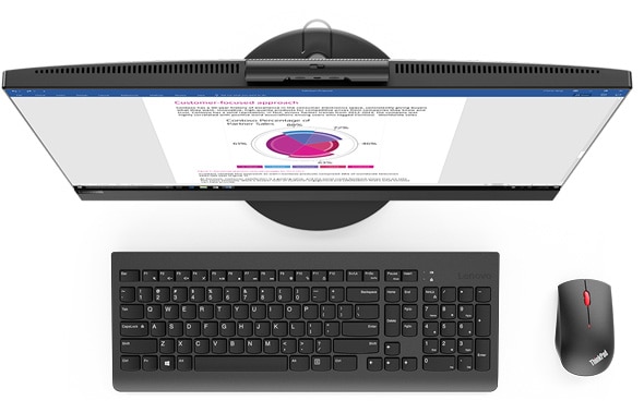 Slim and sleek, the Lenovo V530 AIO is designed to save you space and boost productivity.