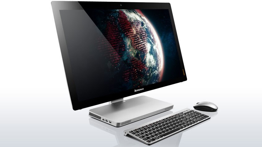 lenovo all-in-one desktop ideacentre a720 front keyboard mouse