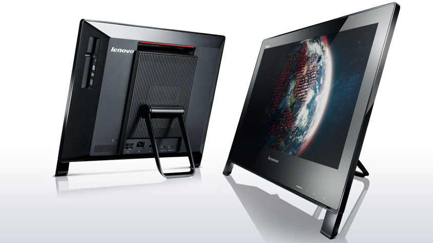 lenovo-all-in-one desktop thinkcentre edge 92z front back