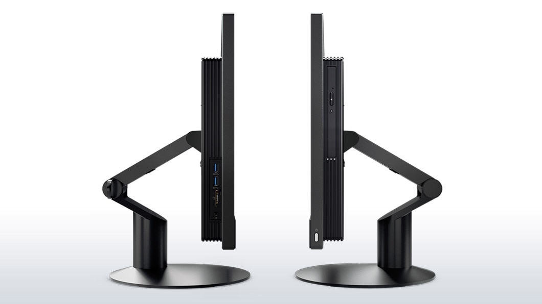 Lenovo V510z left and right with tilt and height adjustable stand