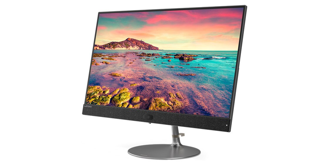 Lenovo Ideacentre 730s all-in-one PC angled slightly right.