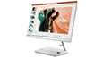 Thumbnail image of three-quarter facing white Lenovo IdeaCentre AIO 3i Gen 7 All-in-one PC.