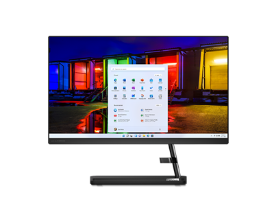 Front-facing Lenovo IdeaCentre AIO 3i Gen 7 All-in-one PC, positioned vertically.