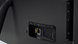 Lenovo Ideacentre AIO 510 (22) in black, back left side ports detail view thumbnail