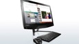 Lenovo Ideacentre 700 (24) in black, front left side view with keyboard and mouse thumbnail
