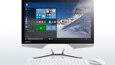 Lenovo Ideacentre AIO 700 (24) in white, front view with keyboard and mouse thumbnail