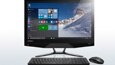 Lenovo Ideacentre 700 (24)in black, front view with keyboard and mouse thumbnail