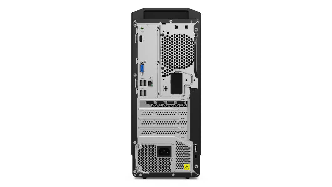 Rear view of the IdeaCentre Creator 5i desktop, showing ports and vents