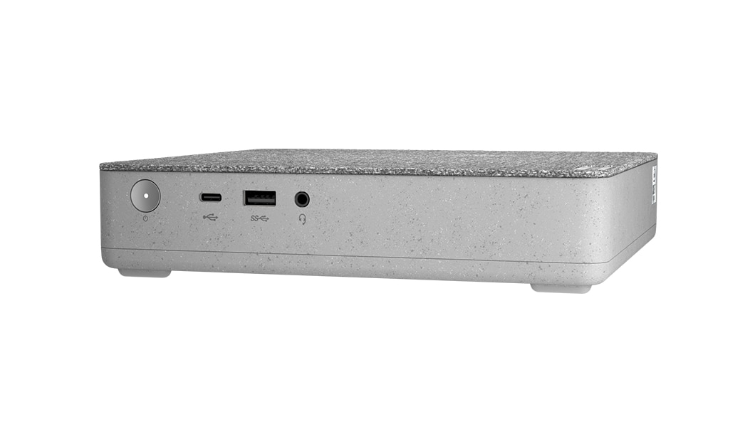 IdeaCentre Mini 5i ‑pöytätietokone, , etuliitännät näkyvissä