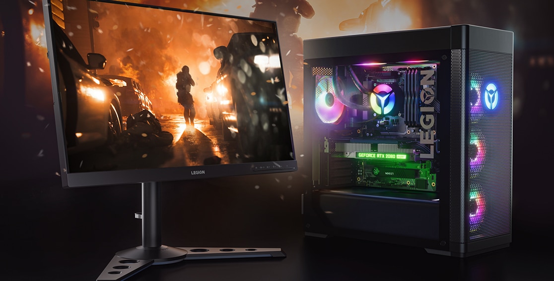Lenovo Legion Tower 7i Gaming Graphics with Monitor 