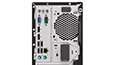 Lenovo ThinkCentre M715 Tower, back upper half view of ports thumbnail