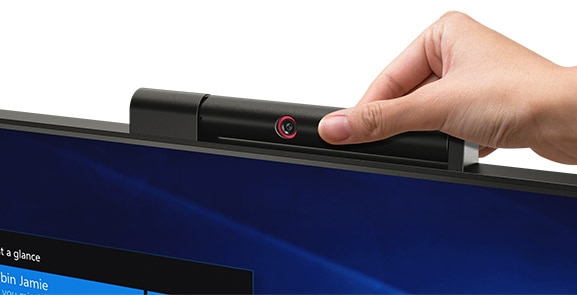 Lenovo ThinkCentre TIO 3 (22), rotatable webcam detail view