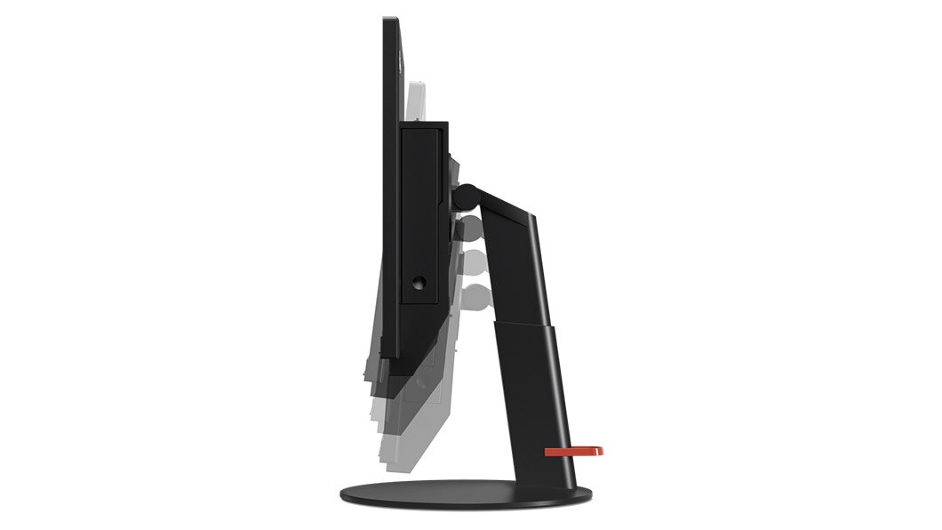 Lenovo ThinkCentre TIO 3 (24), right side view showing stand height adjustability