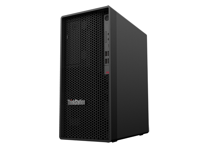 Lenovo ThinkStation P360 Tower (Intel) Processore Intel® Core™ i3-12100 di dodicesima generazione (da 3,3 a 4,3 GHz)/Windows 11 Pro 64/Unità disco fisso SATA da 1 TB, 7.200 RPM e 3,5