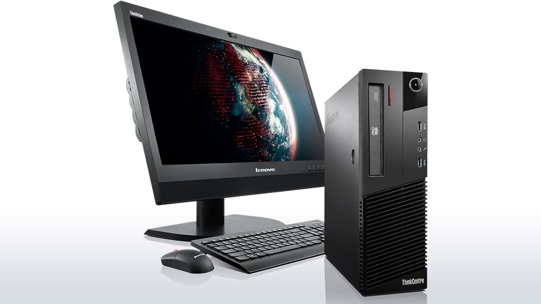 The ThinkCentre M93 M93p Tiny in its optional case