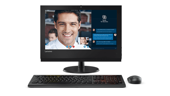 Skype for Business makes video conferencing a breeze on the V310z AIO.