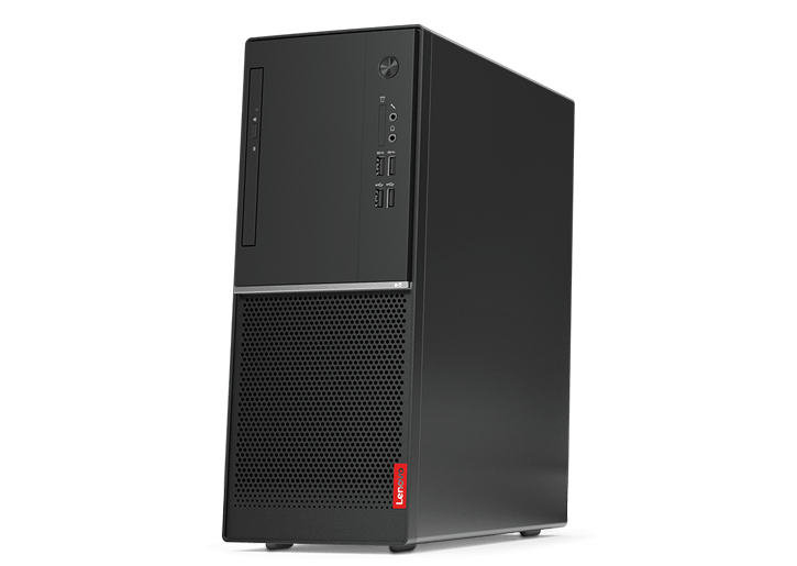 Front and righthand panels of the Lenovo V330 Tower Desktop