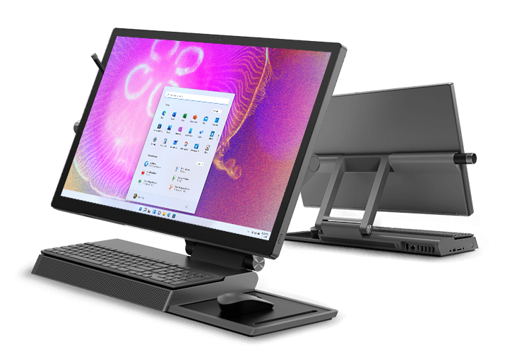 Lenovo Yoga A940 All-in-One, front & back views
