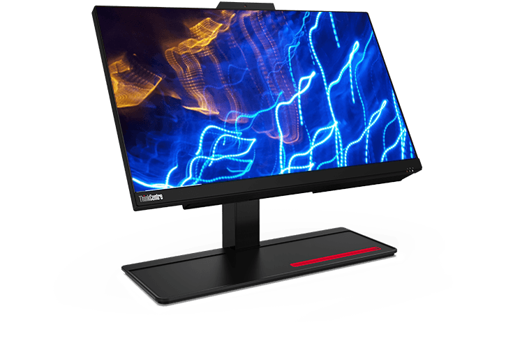 Lenovo ThinkCentre M70a Gen 2 all-in-one with 21.5" display tilted slightly up.