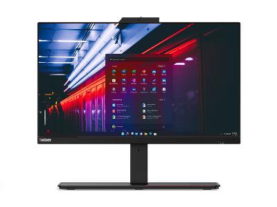 Front facing Lenovo ThinkCentre M90a Gen 2 all-in-one with 23.8