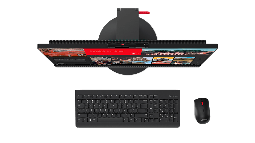 ThinkCentre M920z all-in-one enterprise desktop -- top view