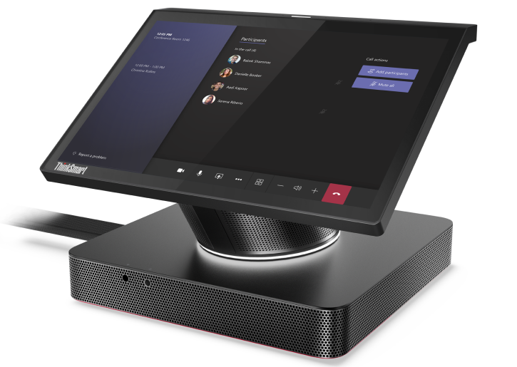 Lenovo ThinkSmart Hub for Microsoft Teams Rooms front-right view