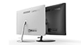 Lenovo Ideacentre AIO 520 (22) in black and silver, back left side views of both colors thumbnail