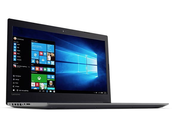 Lenovo Ideapad 320 (17) Front Left Side View Featuring Windows 10