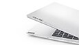 Lenovo IdeaPad L3 half open in white color thumbnail