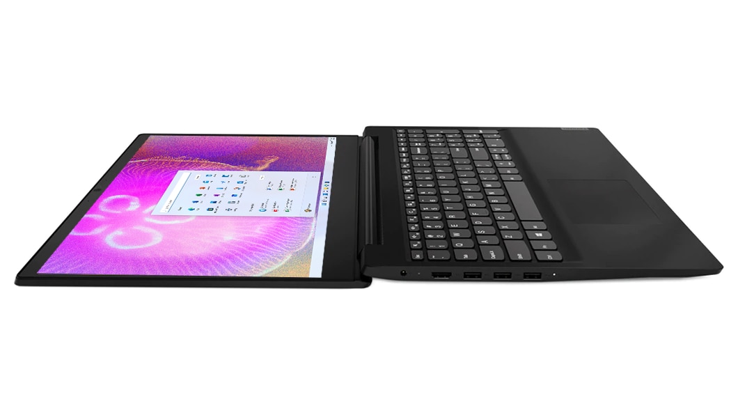 Lenovo IdeaPad S145 (15) Intel black open flat
