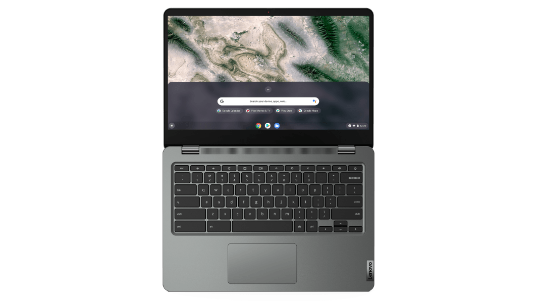 Lenovo 14e Chromebook Gen 2 (14” AMD), top view