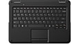 Lenovo 300e laptop, overhead view of keyboard thumbnail