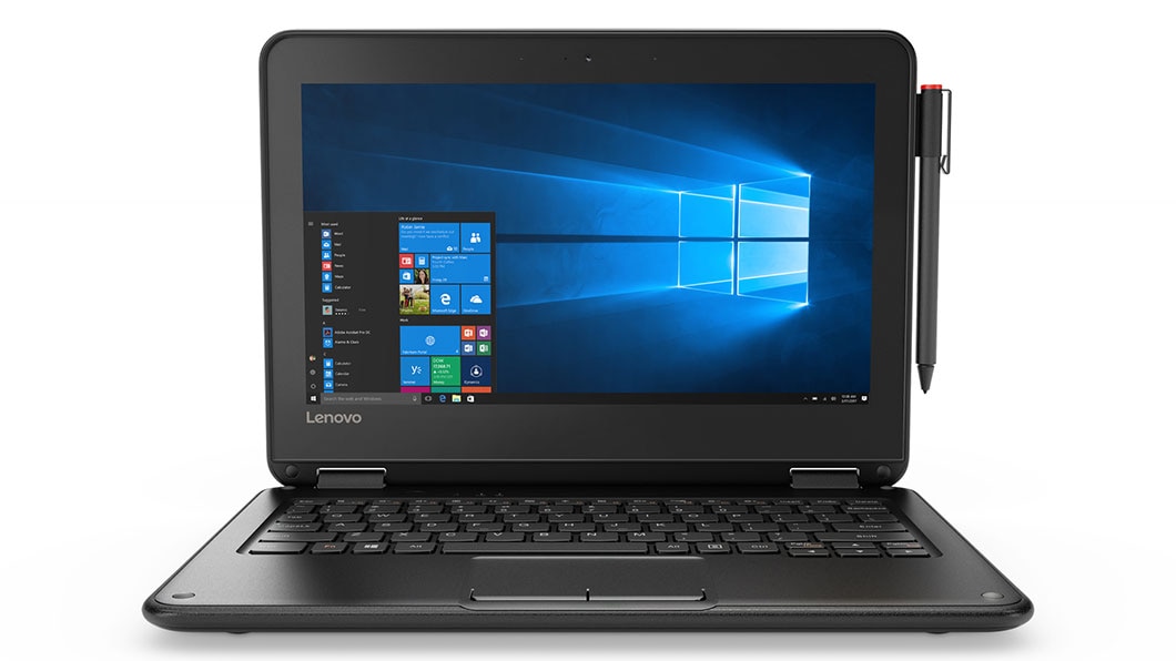 Lenovo N24 front view, featuring Windows 10