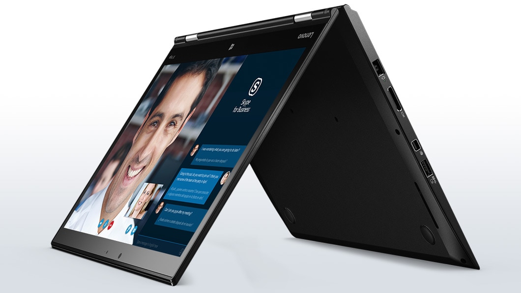 Lenovo ThinkPad X1 Yoga in Tent Mode
