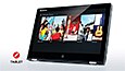 The Yoga 2 Pro in Tablet mode.