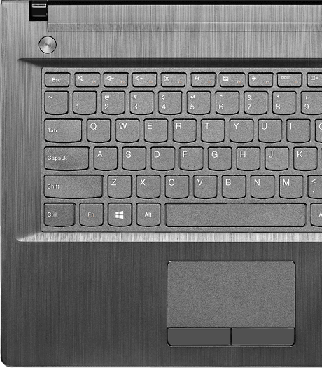 Lenovo G40 keyboard view