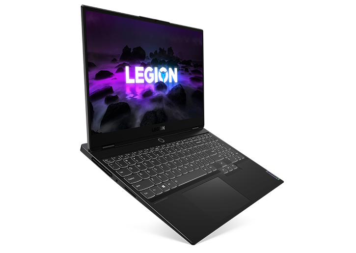 Legion Slim 7 (15” AMD) gaming laptop, front angle view