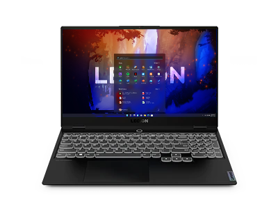 Legion Slim 7 (15” AMD) gaming laptop, front view