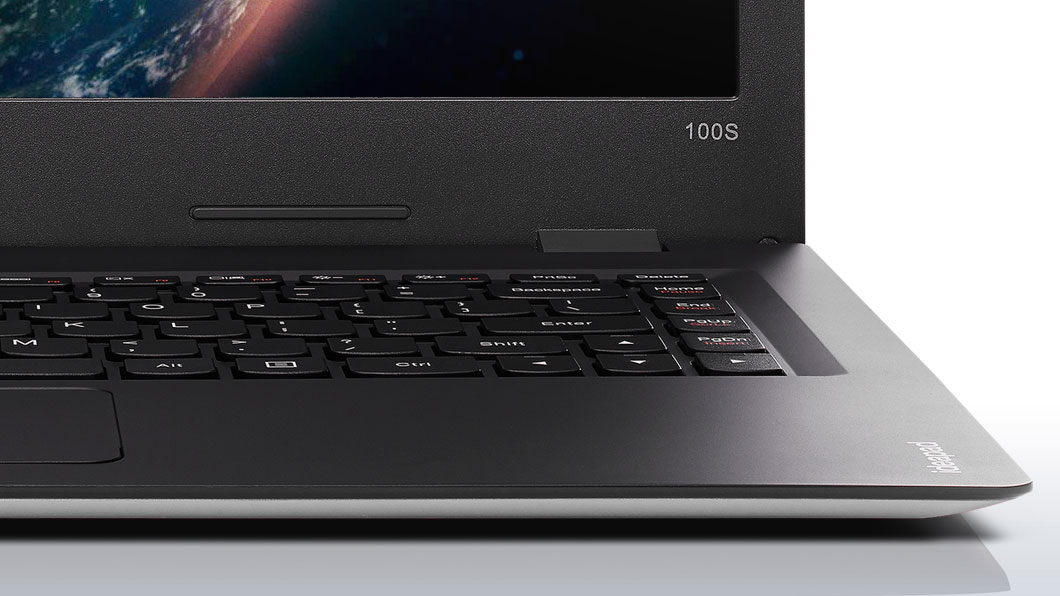 Lenovo Ideapad 100s (14) Front Right Half Keyboard Detail