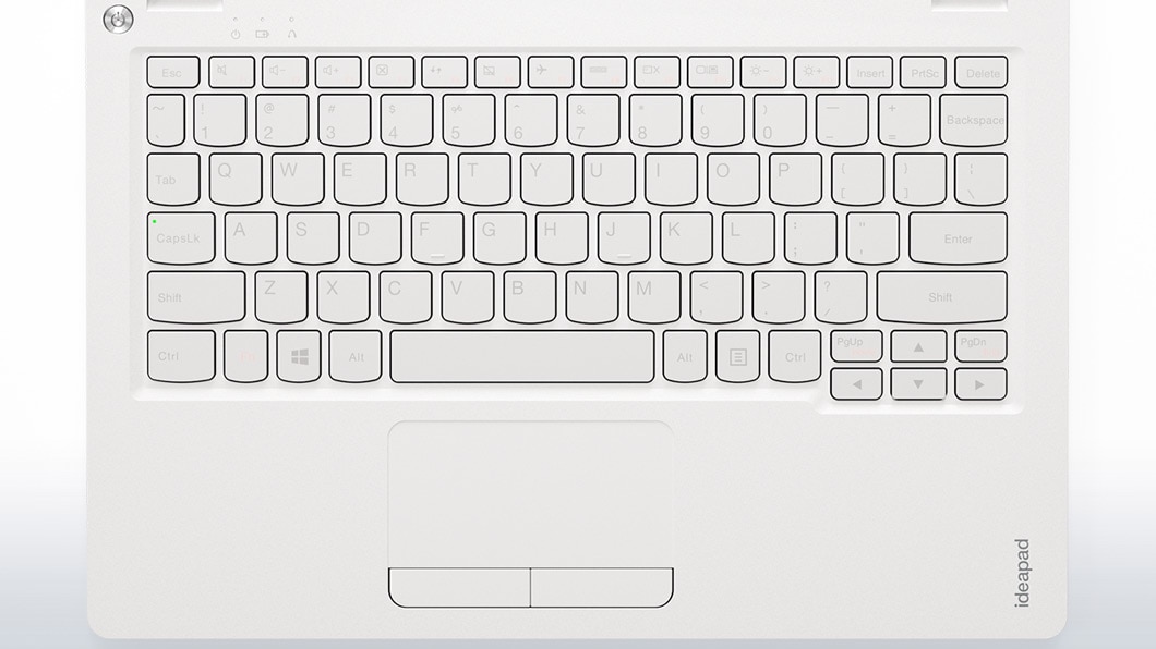 Lenovo Ideapad 110S (11, Intel) White Keyboard Detail for Blue and White Models