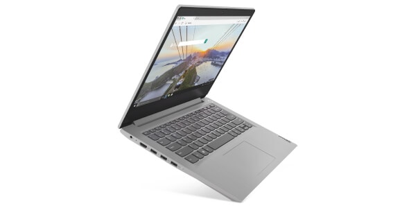 Lenovo IdeaPad 3 (14”, AMD) laptop, left angle view, open