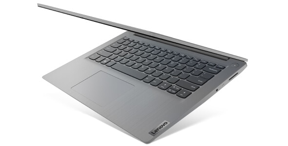 Lenovo IdeaPad 3 (14”, AMD) laptop, left angle view