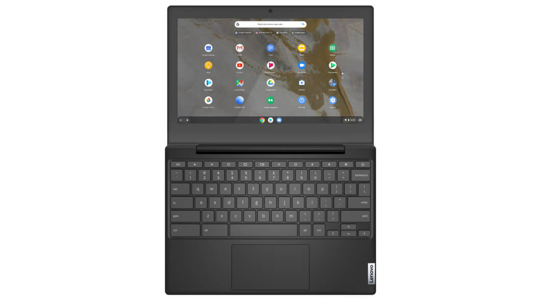 Vue de dessus du Chromebook Lenovo IdeaPad 3 (11)