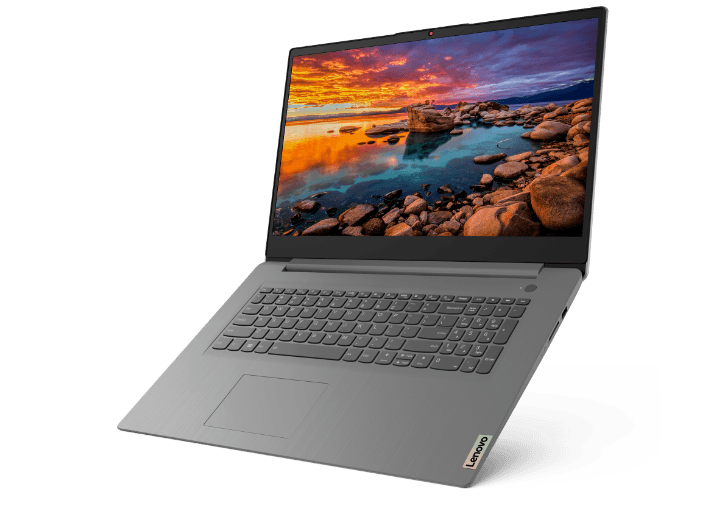 Ideapad 3 17inch Hero Front Tilted Arctic Grey AMD